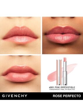 GIVENCHY Rose Perfecto Lip Balm in 001/1.5g